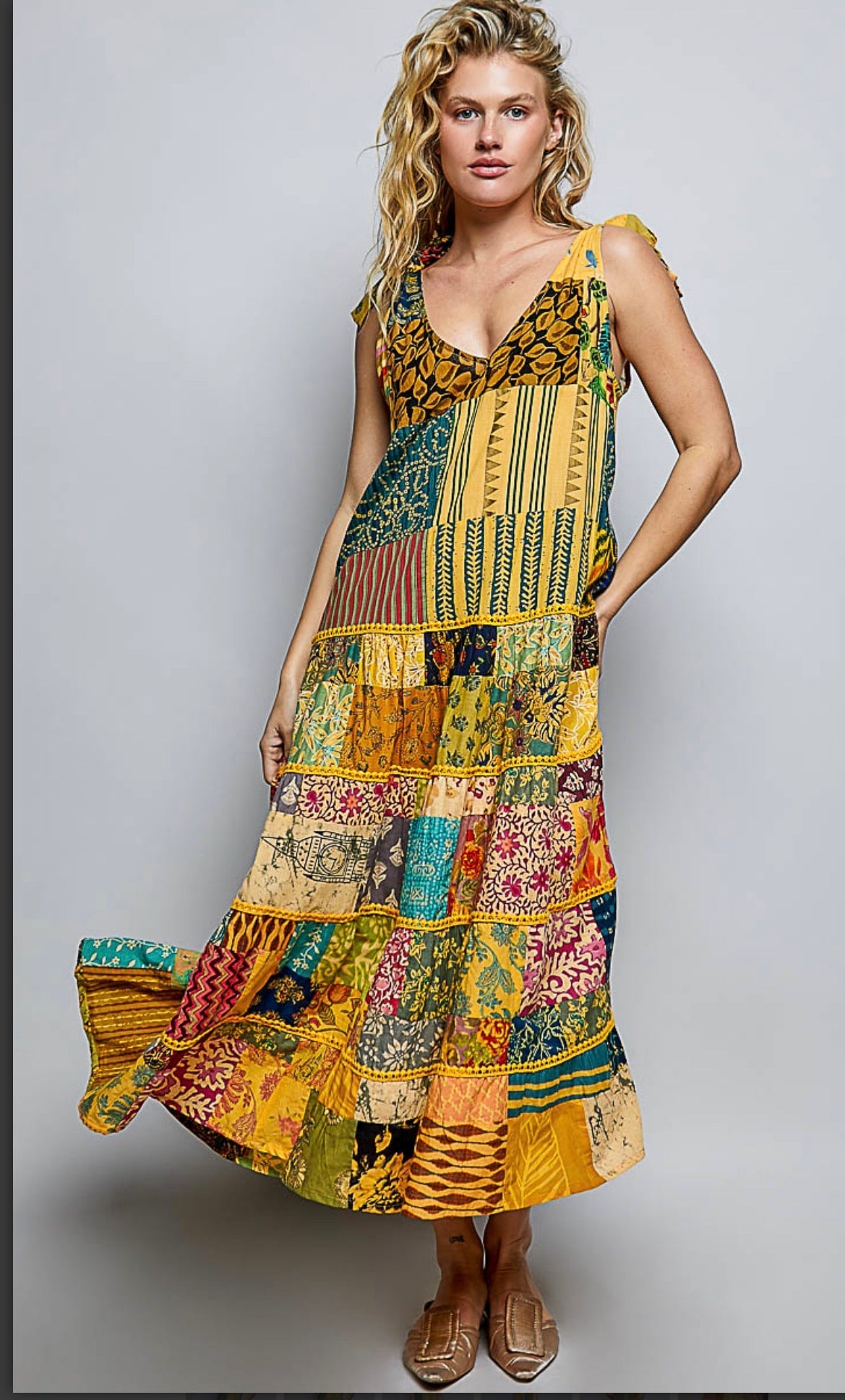 Patchwork Sunshine Dress