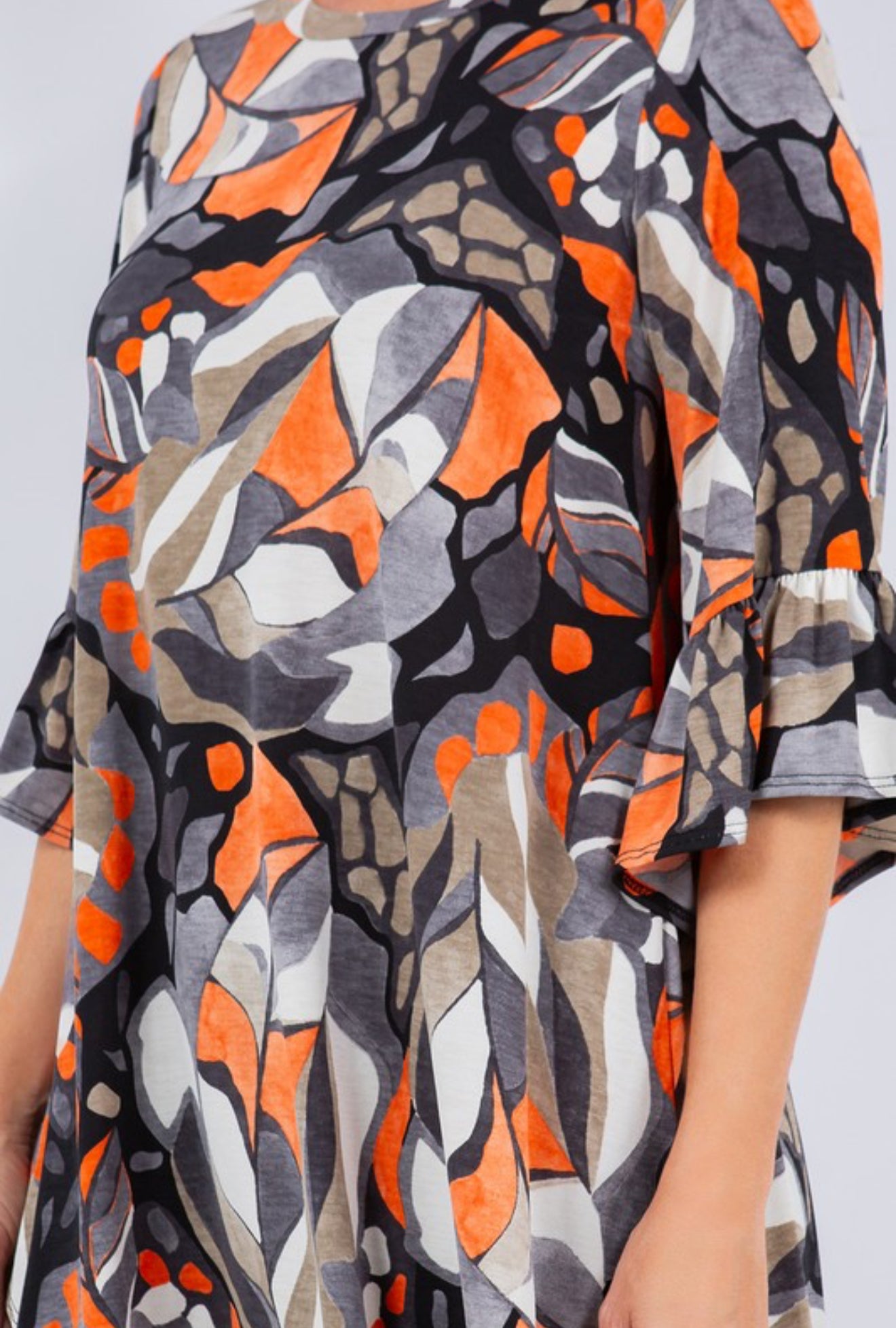 Abstract Print tunic