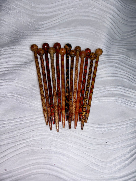 Small Wooden Hair Stick