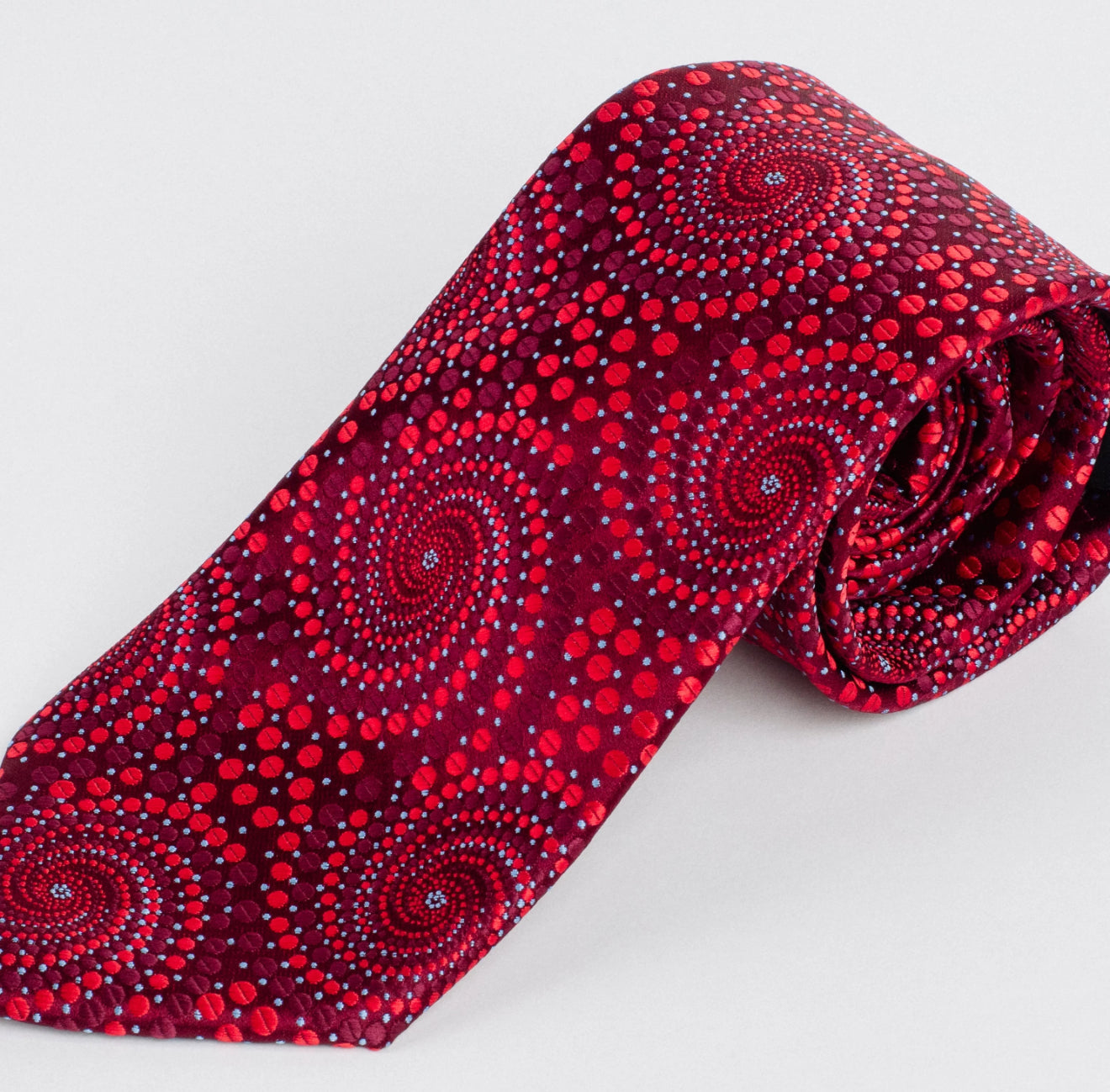 Spiral Tie & Hanky -Red