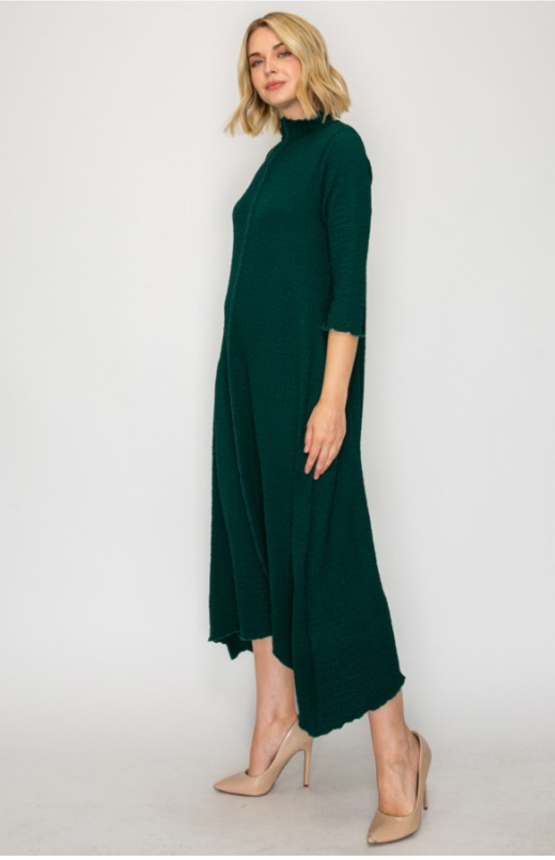Jasmine Dress -Hunter Green