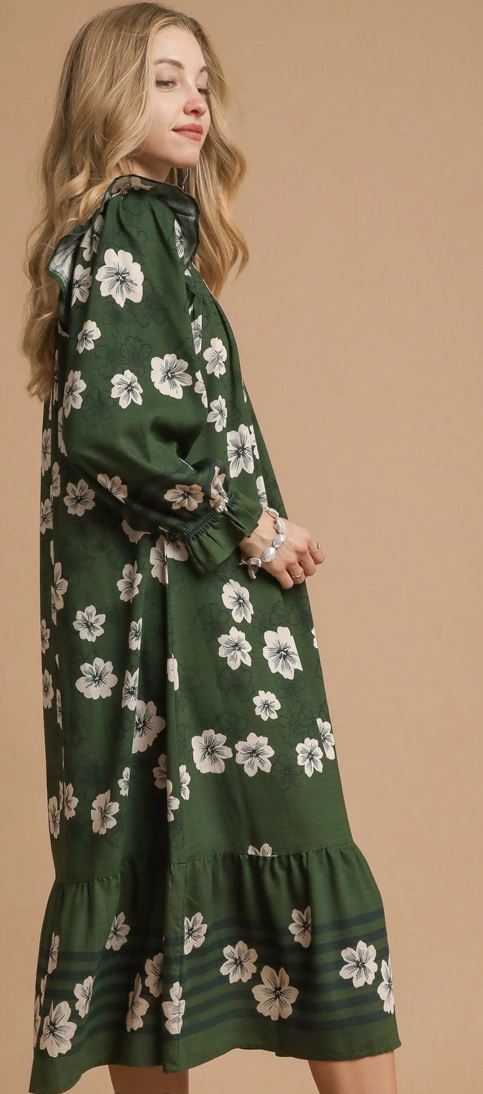 Sadie Dress - Emerald
