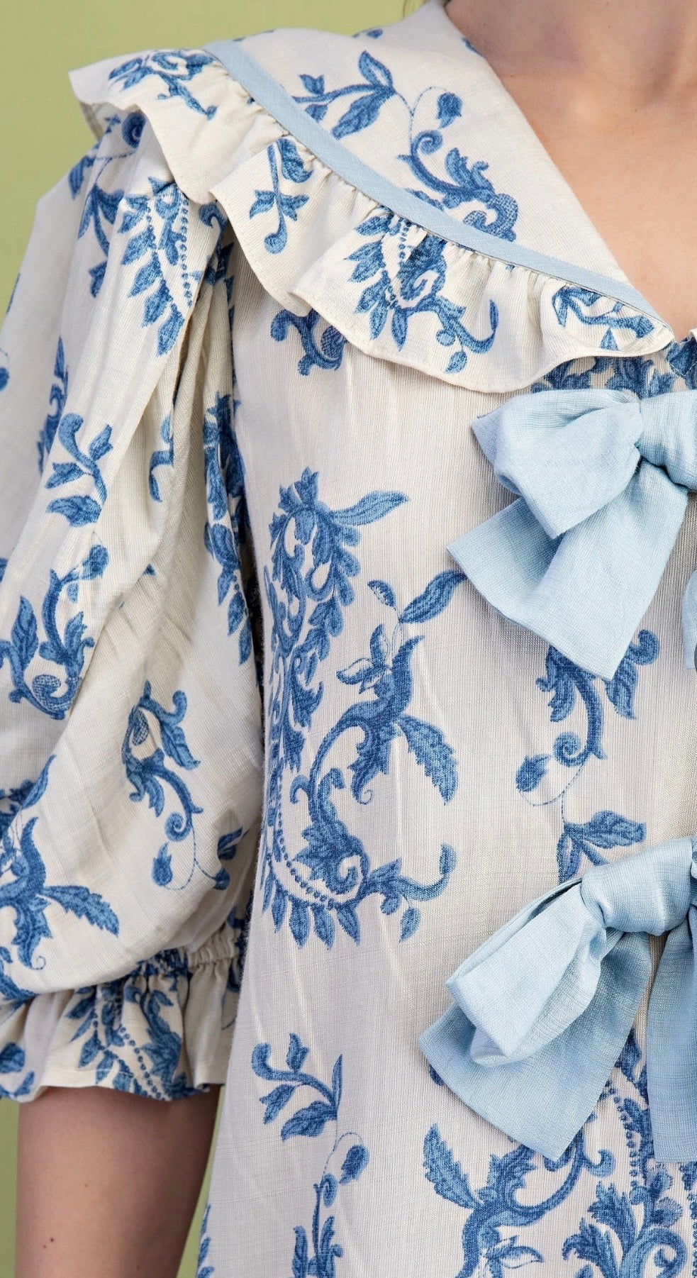 LT Blue Paisley Tunic