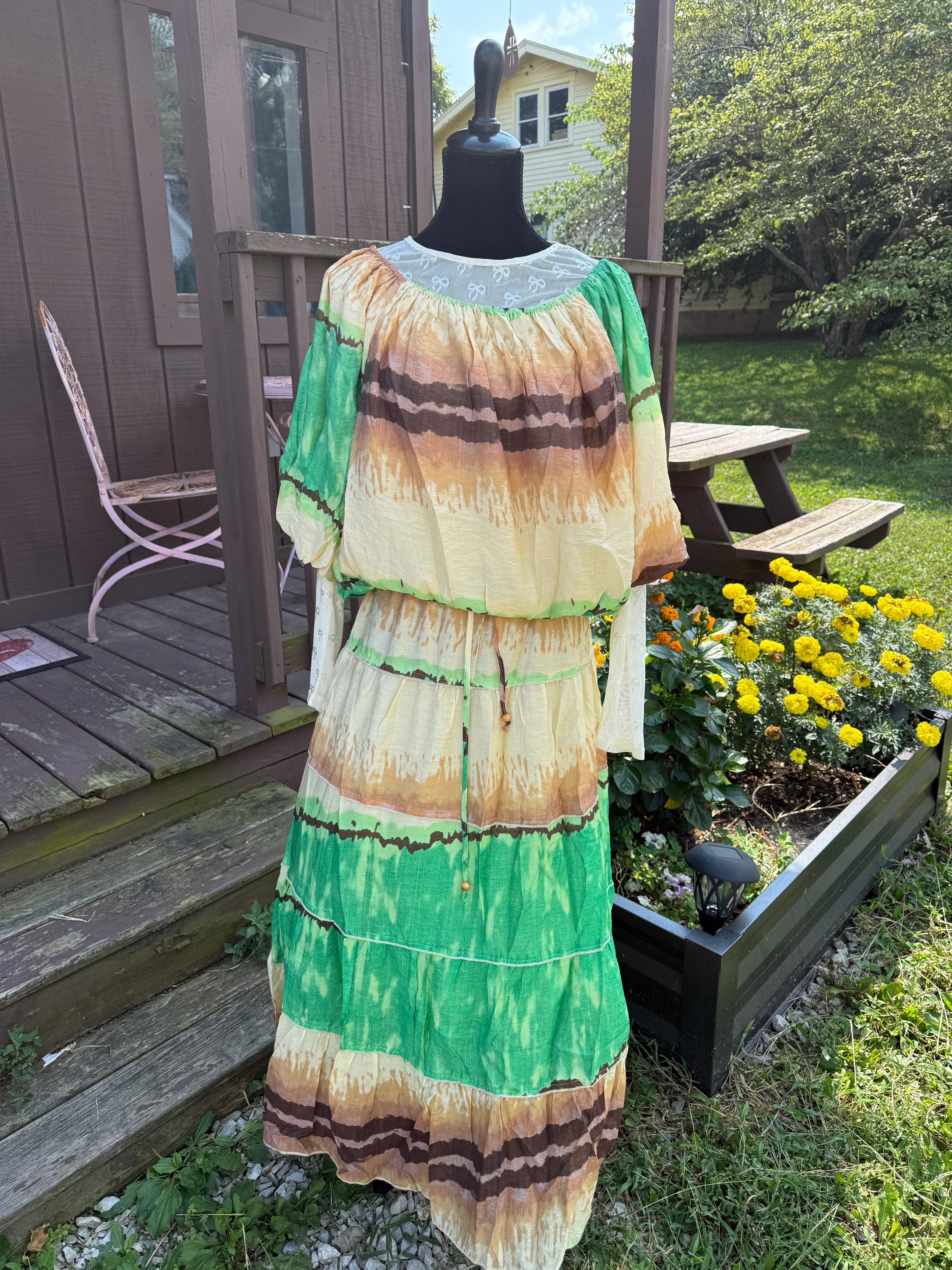 2 Piece Voile Set