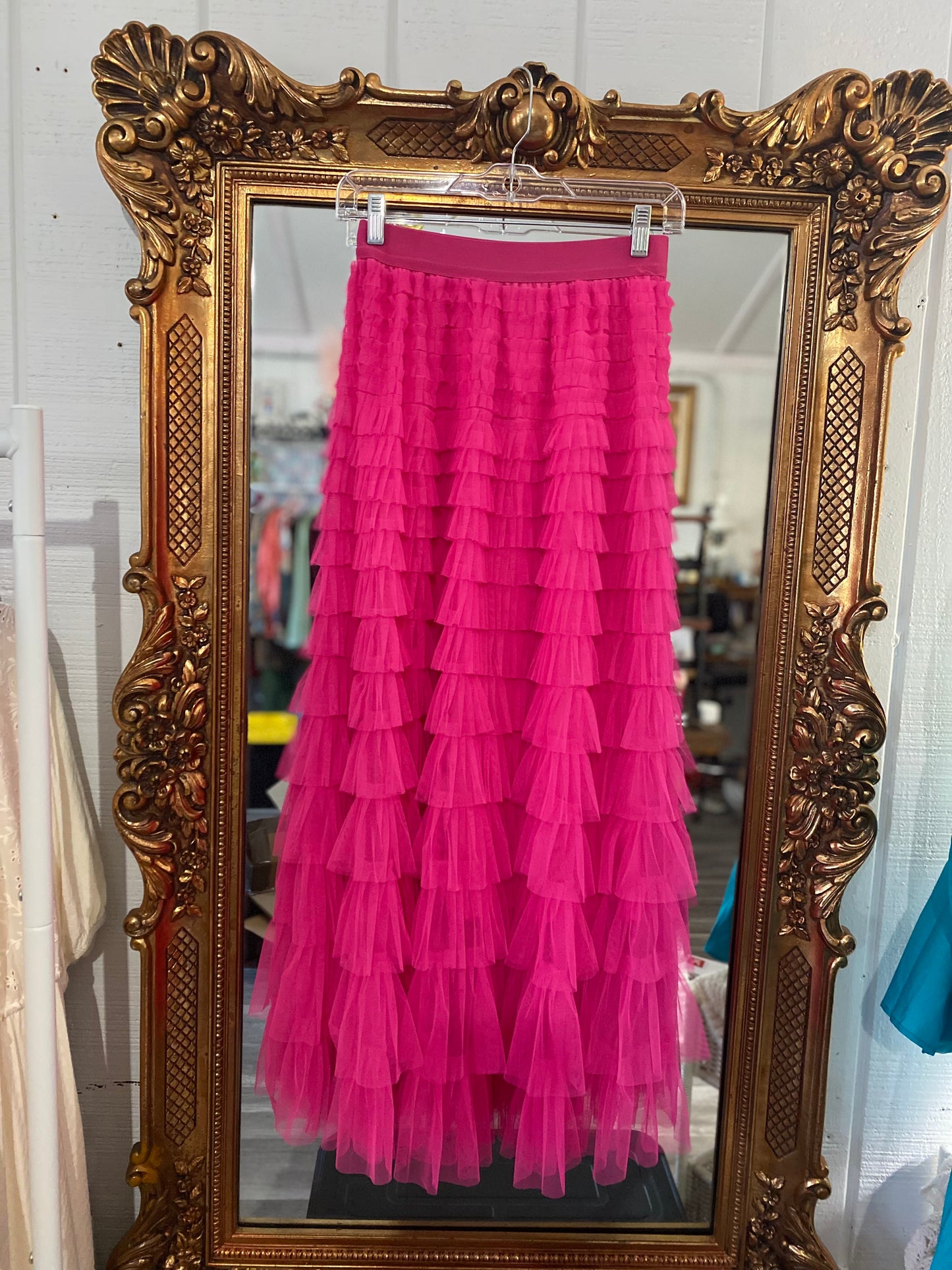 Ruffled Tulle Skirt