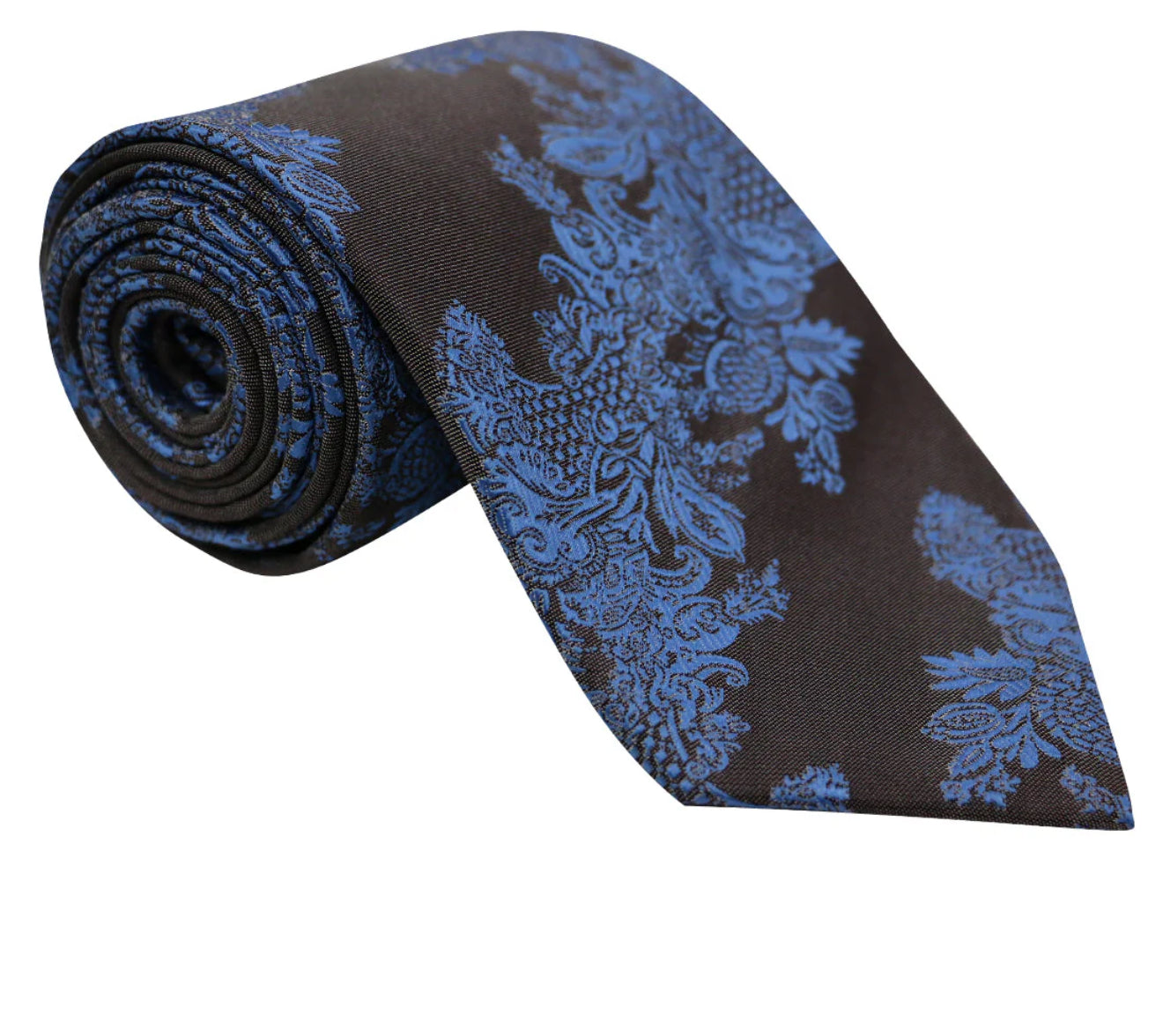 Toile de Jouy Tie and Hanky Set - Brick