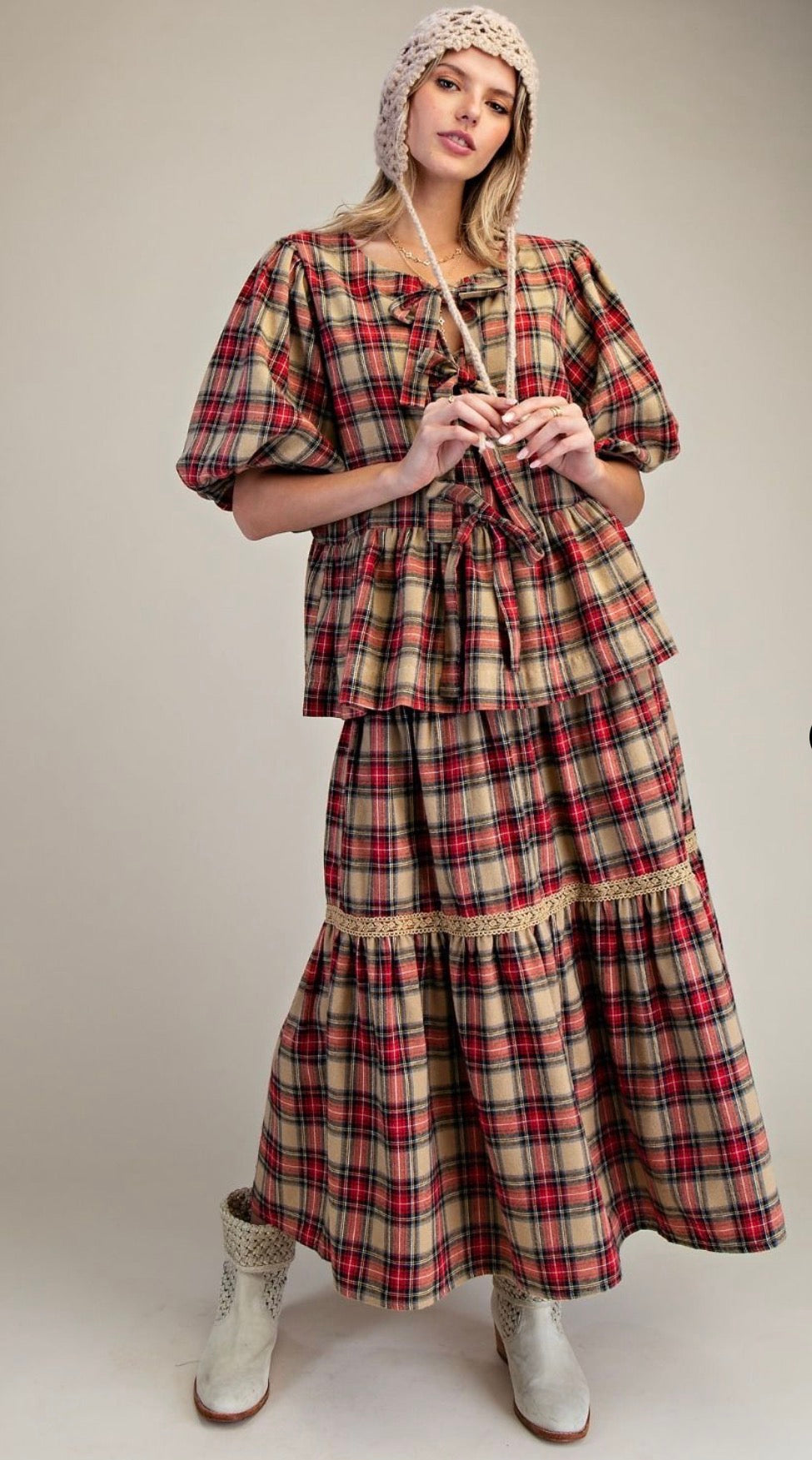 Plaid Flannel Set
