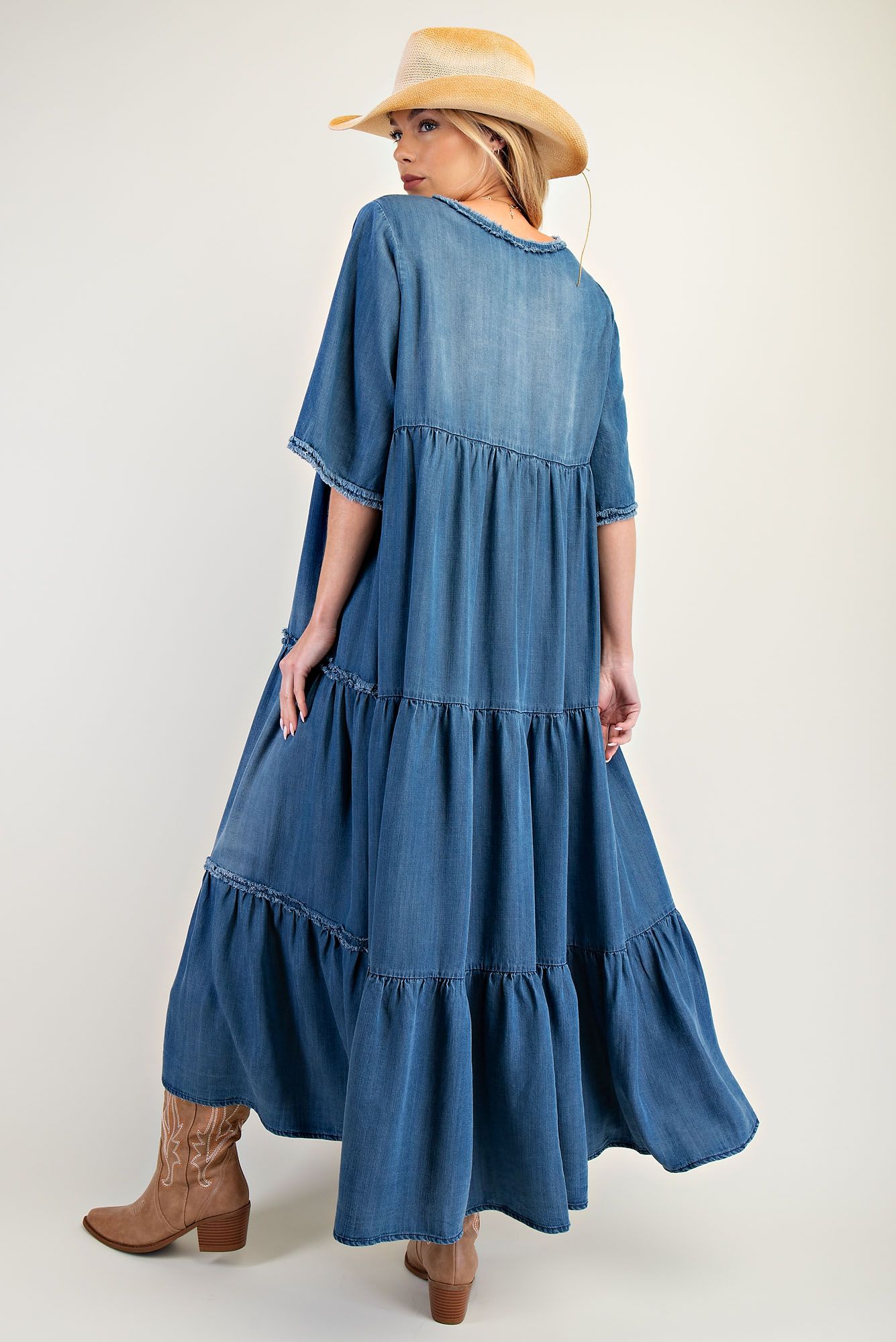 Della Denim Dress