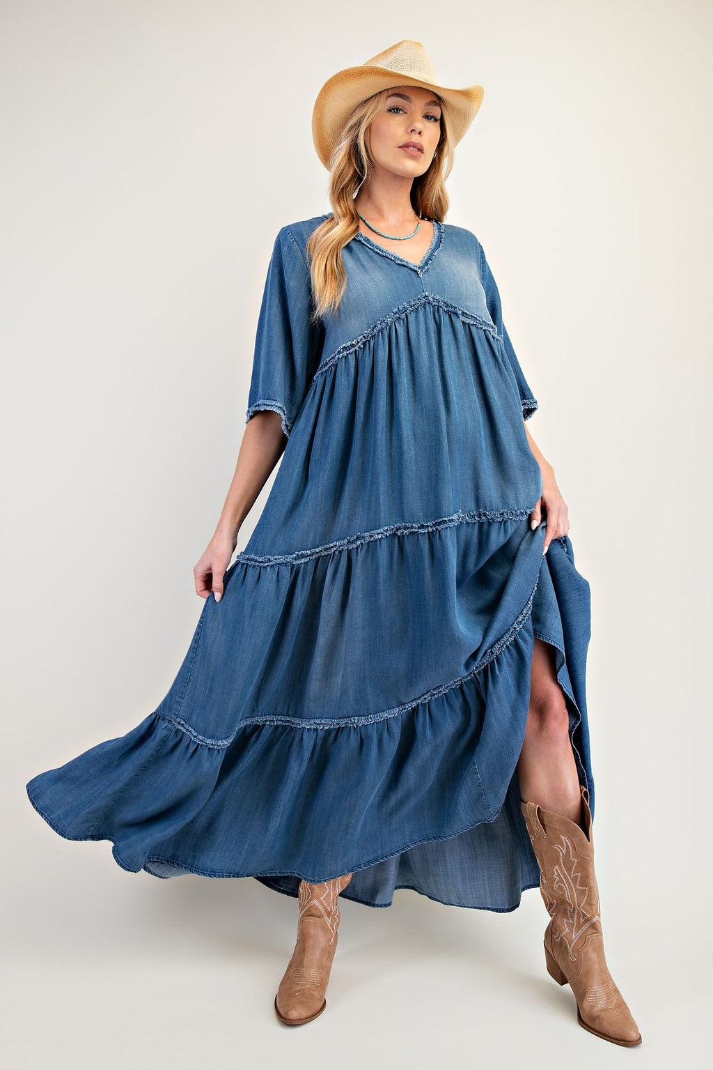 Della Denim Dress