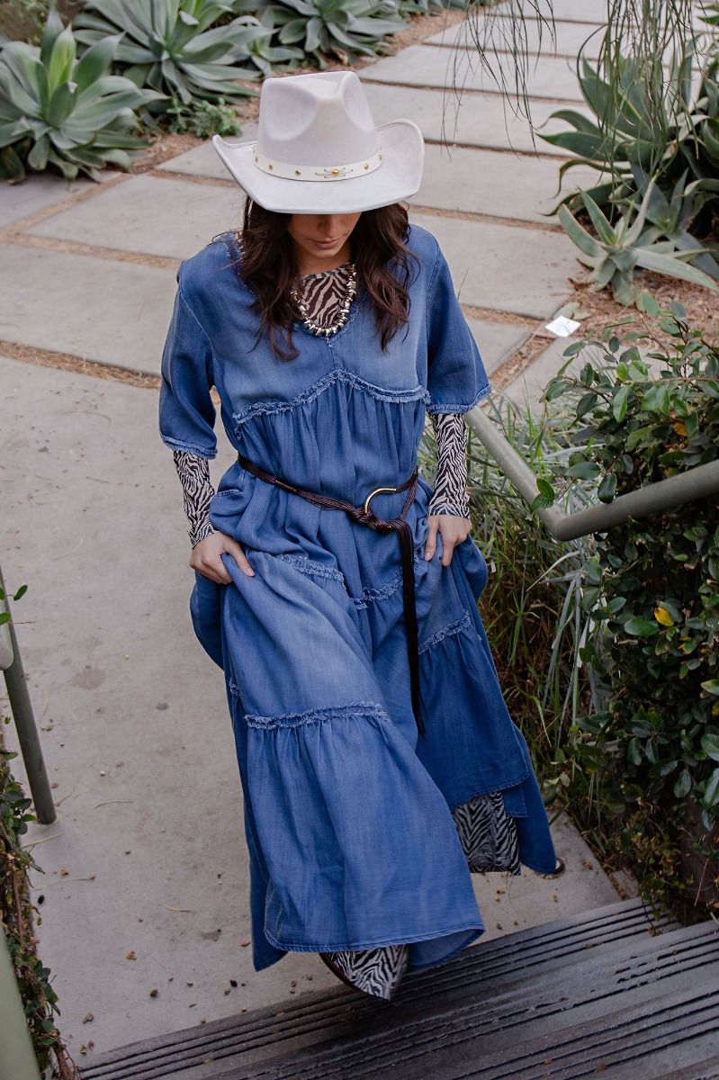 Della Denim Dress