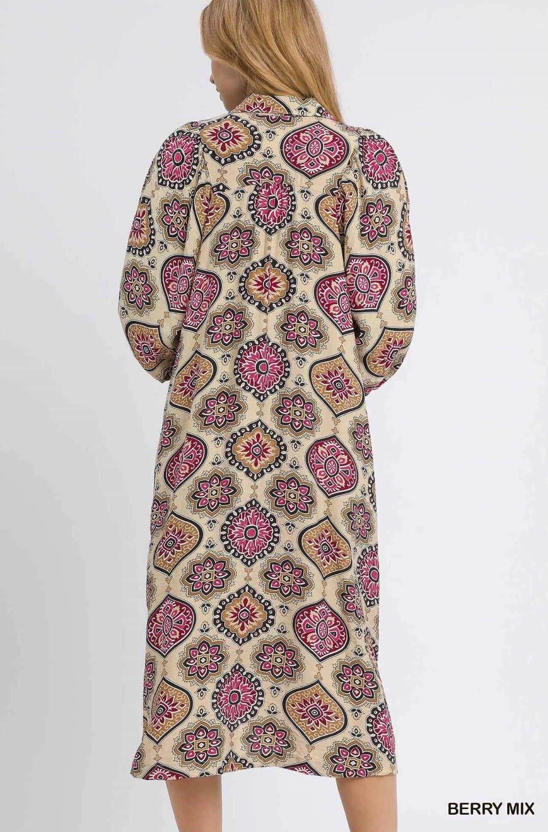 Boho Medallion Print Dress