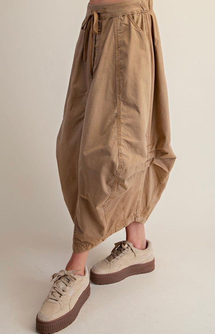 Maxi Cargo Skirt Washed Parachute