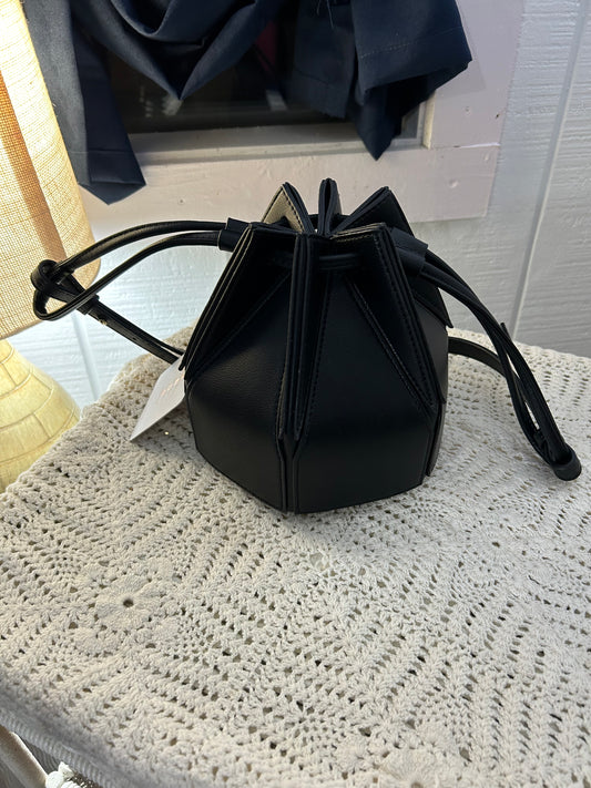 Black mms bucket purse