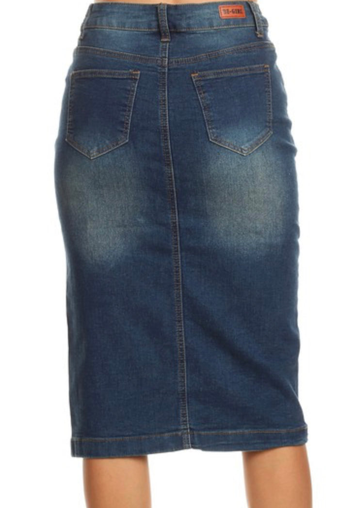 Be-Girl Brand Denim Skirt