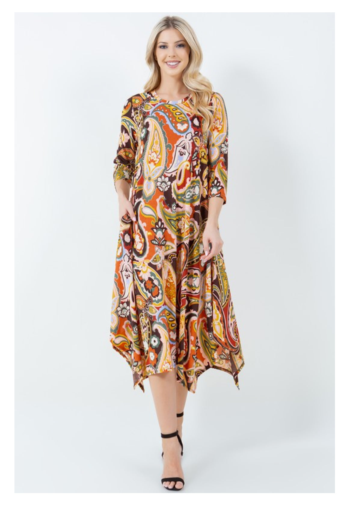 Paisley Day Dress