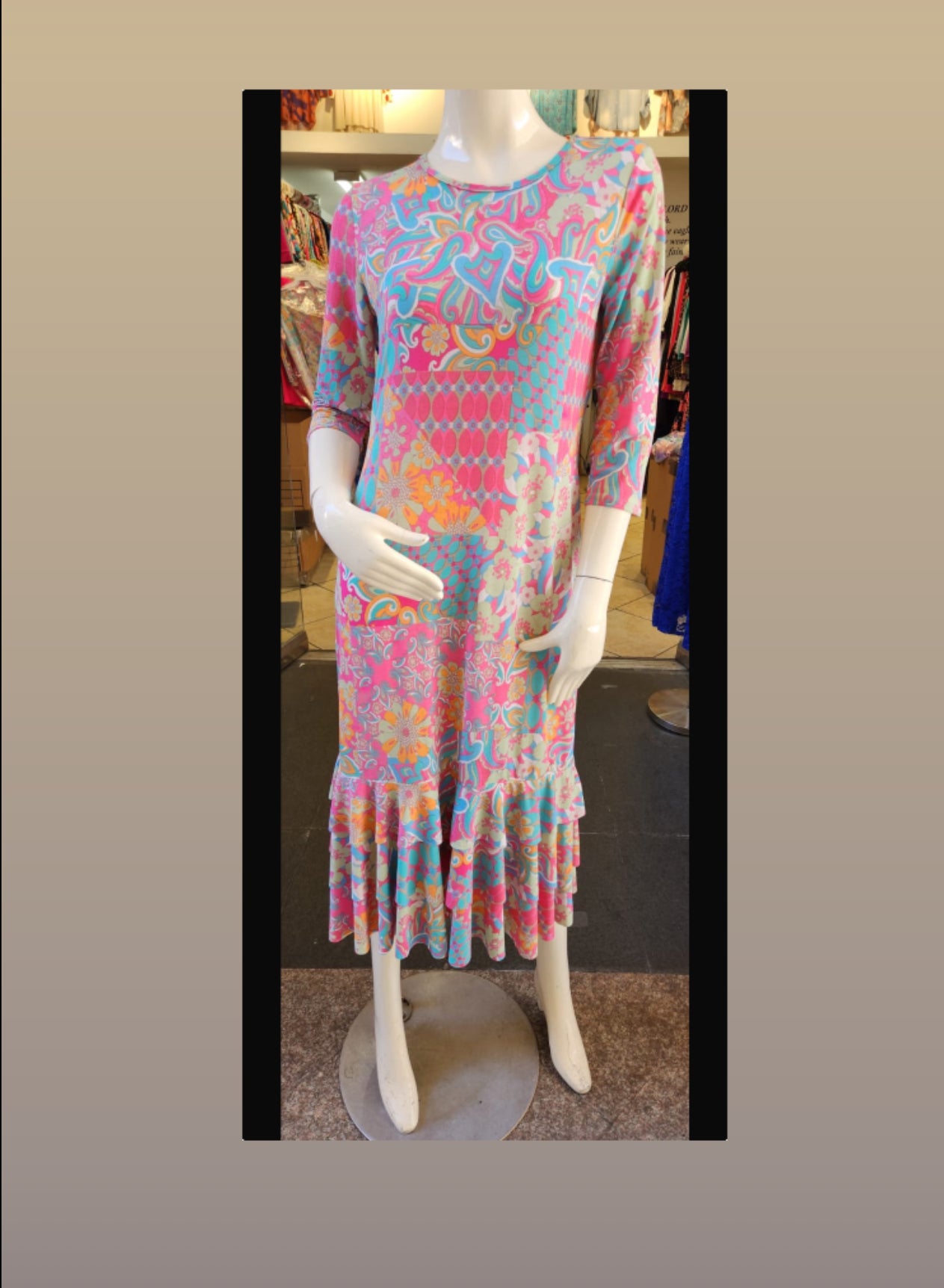 Colorful Layering Dress *Final Sale*