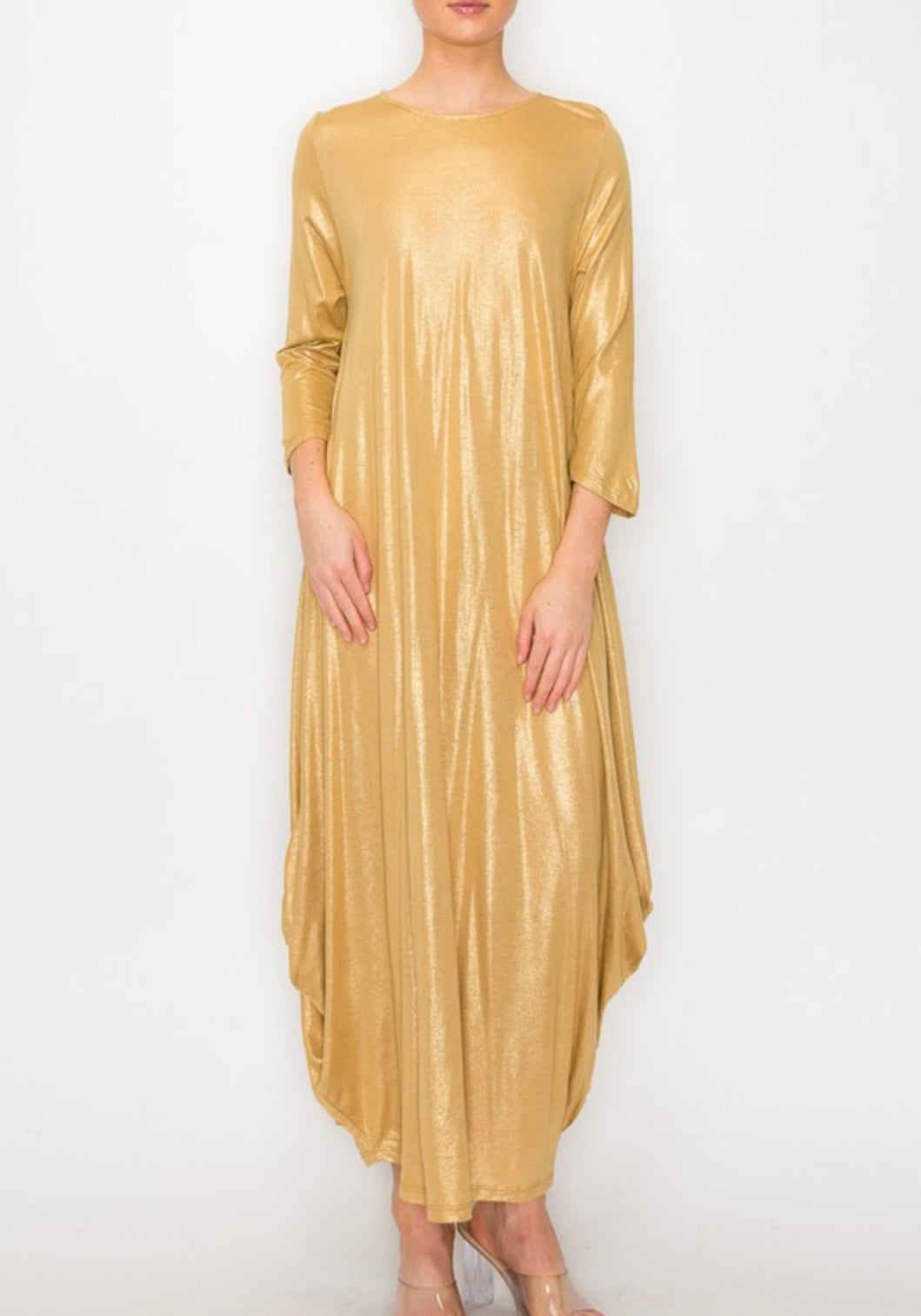 Gold Vanessa Dress *Final Sale*