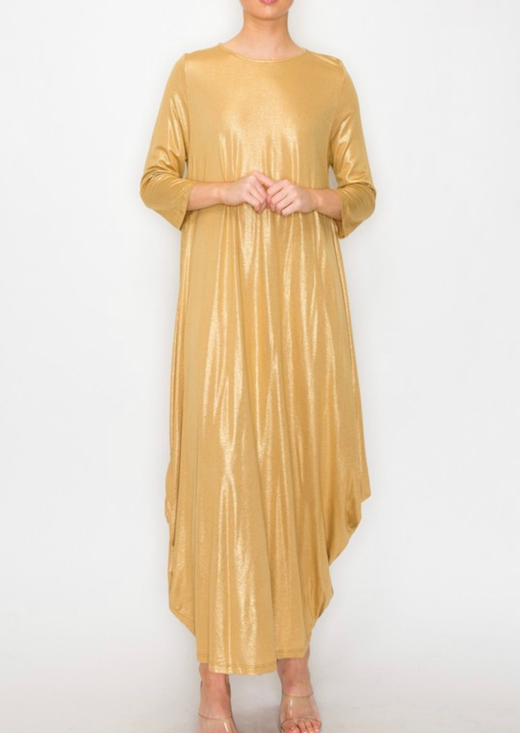 Gold Vanessa Dress *Final Sale*
