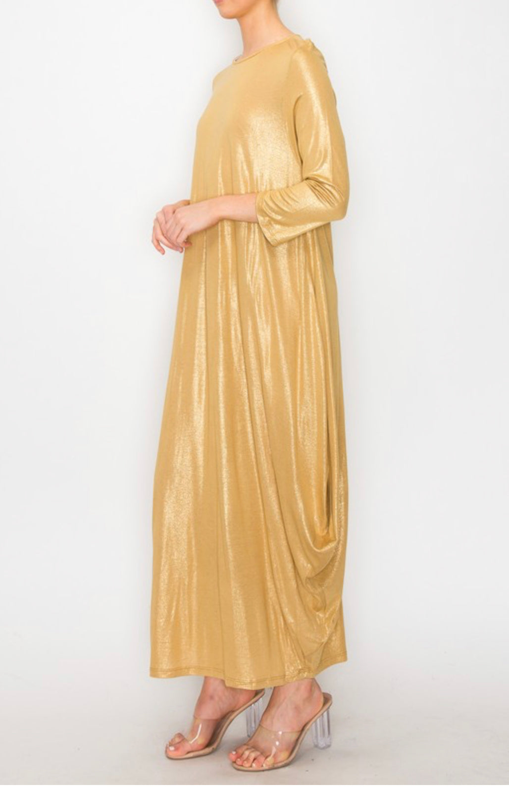 Gold Vanessa Dress *Final Sale*