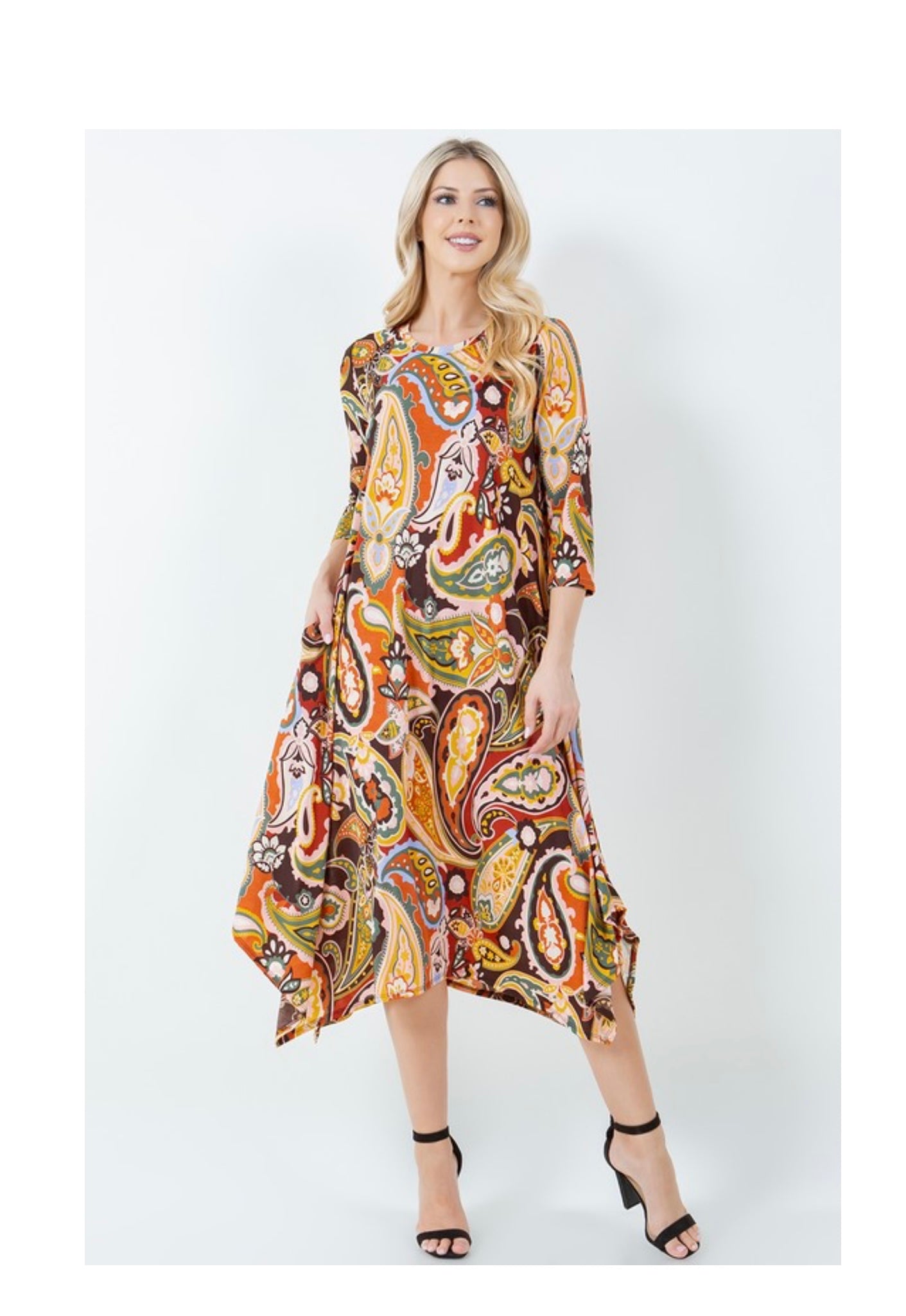 Paisley Day Dress