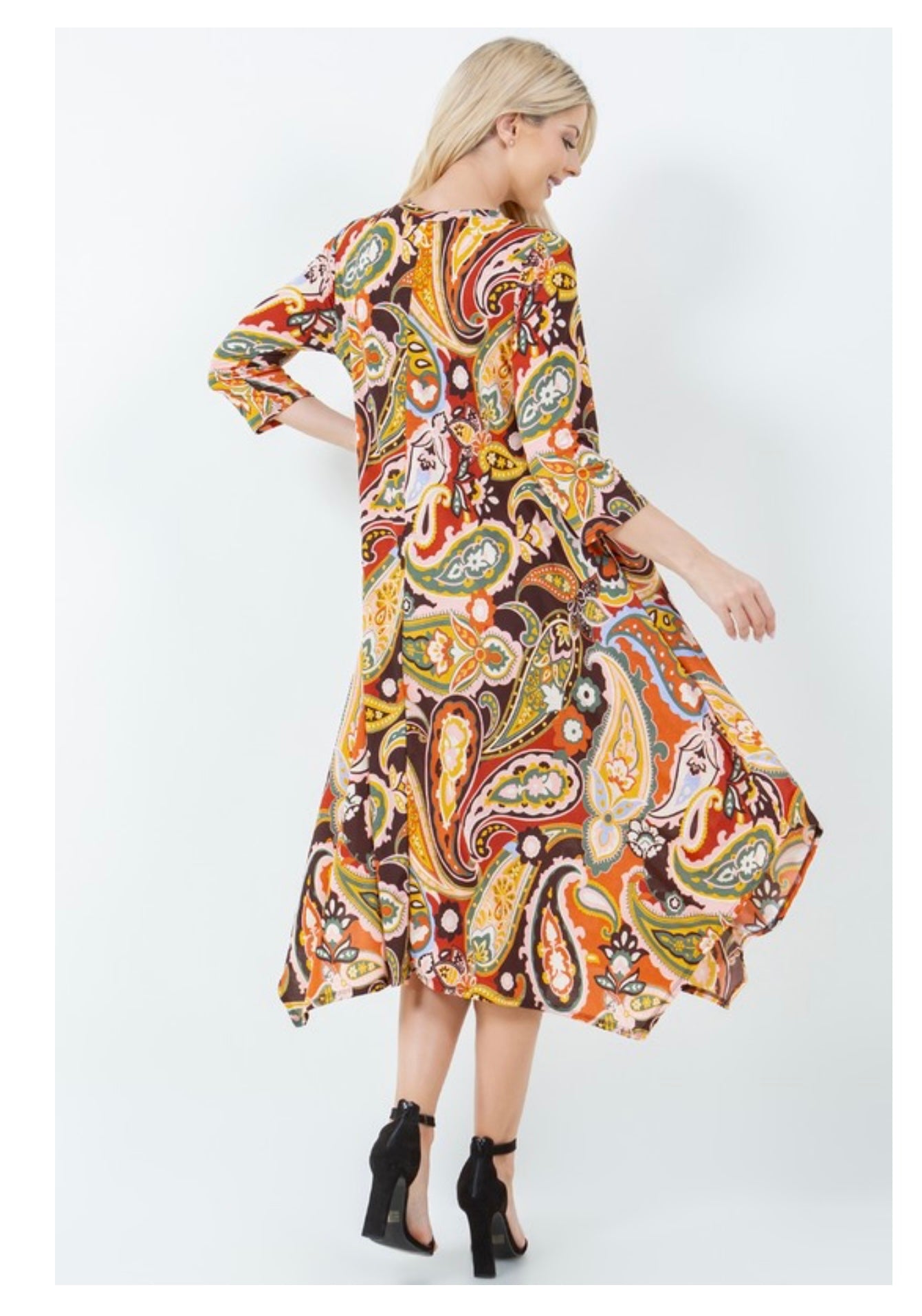 Paisley Day Dress