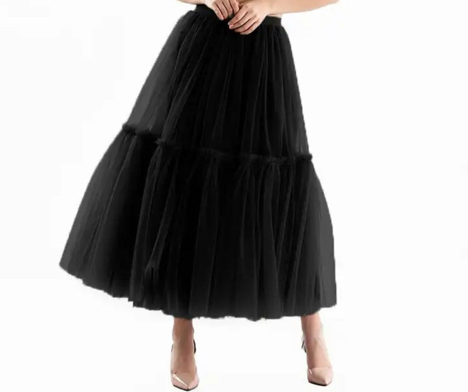 Maxi Tulle Skirt