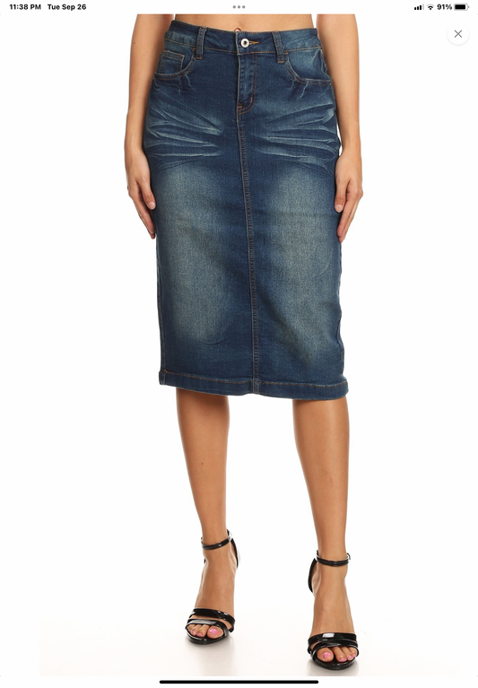 Be-Girl Brand Denim Skirt