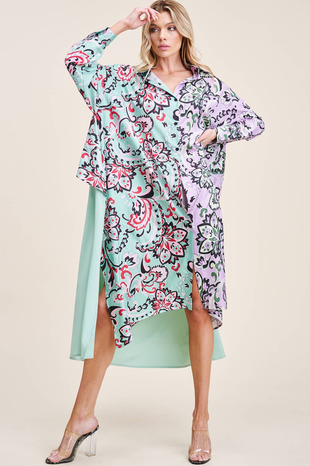 The Paisley Shirt Dress *Final Sale*