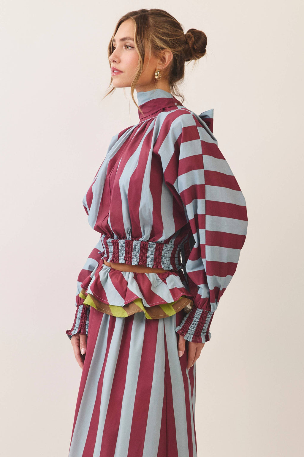 Striped tie-back Set