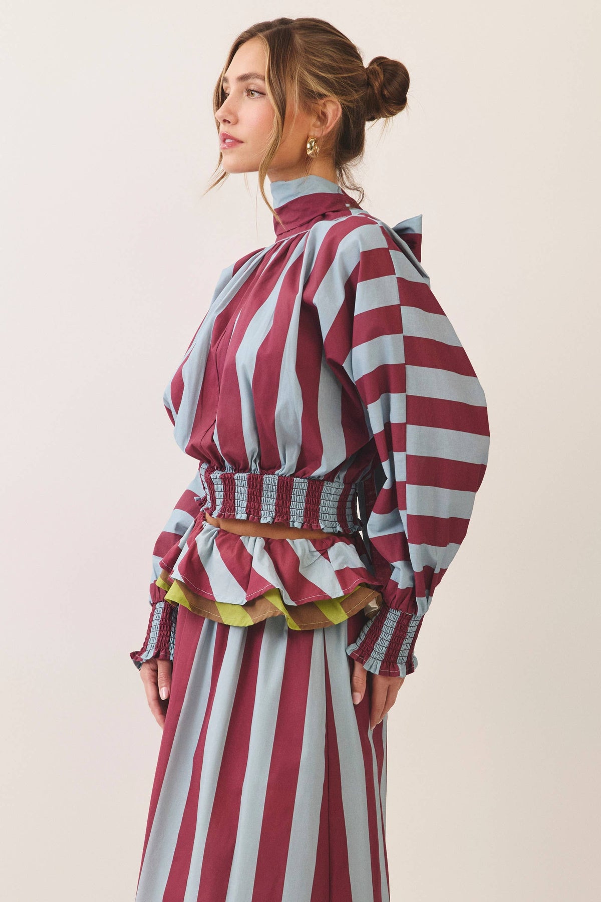 Striped tie-back Set