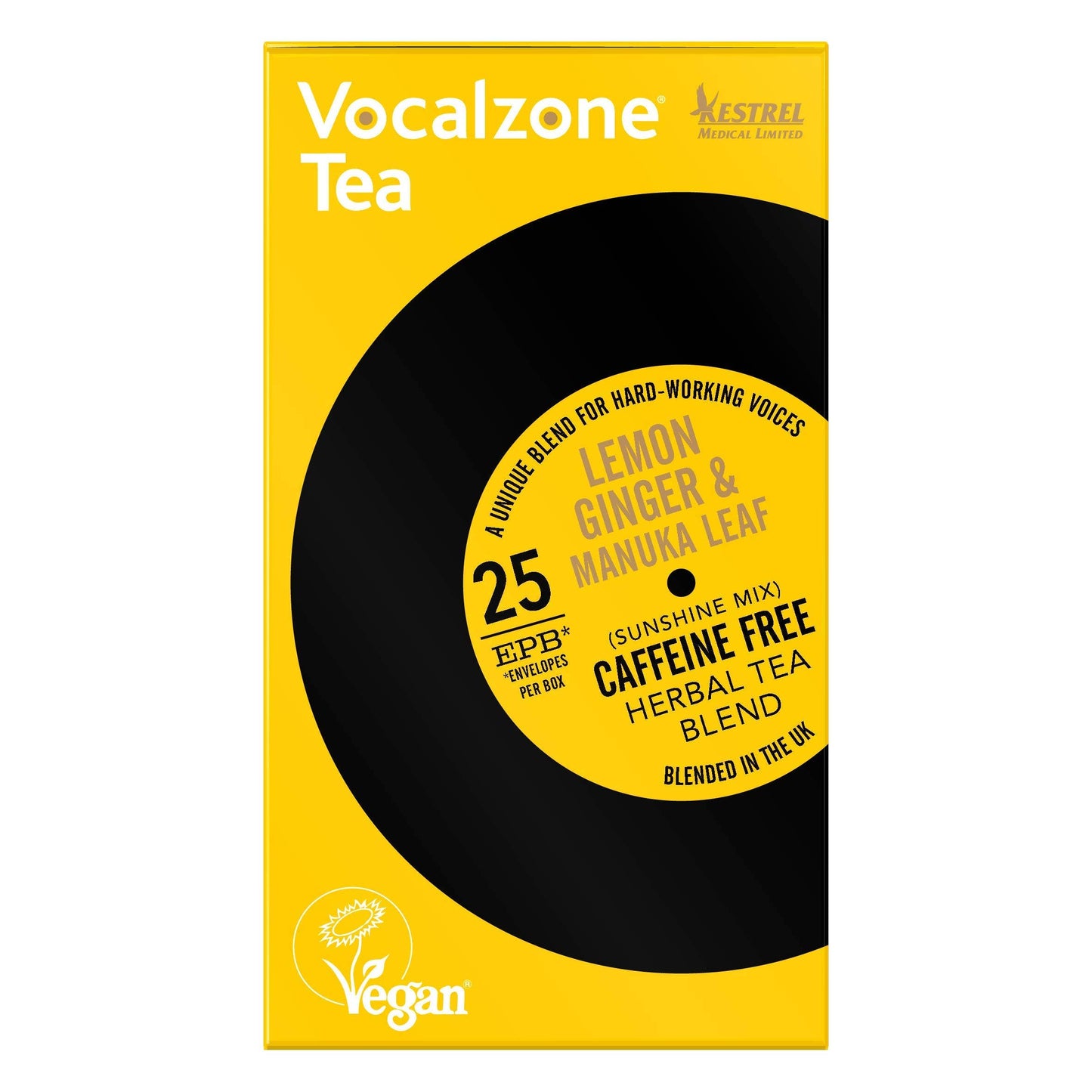 Vocalzone Tea - Lemon Ginger and Manuka Leaf - caffine free