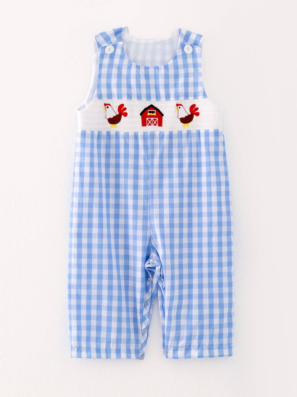 Chicken Smocked Romper