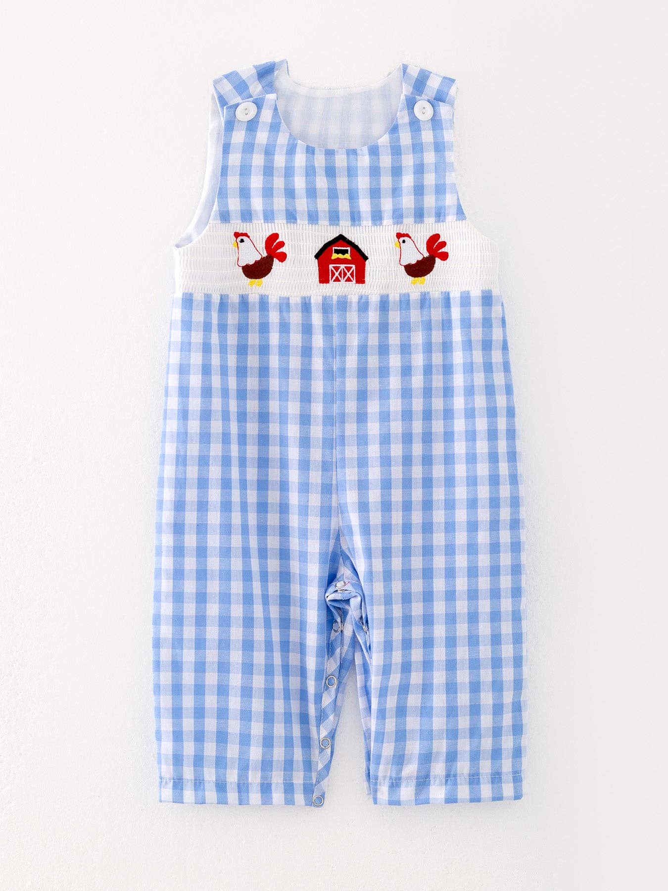 Chicken Smocked Romper