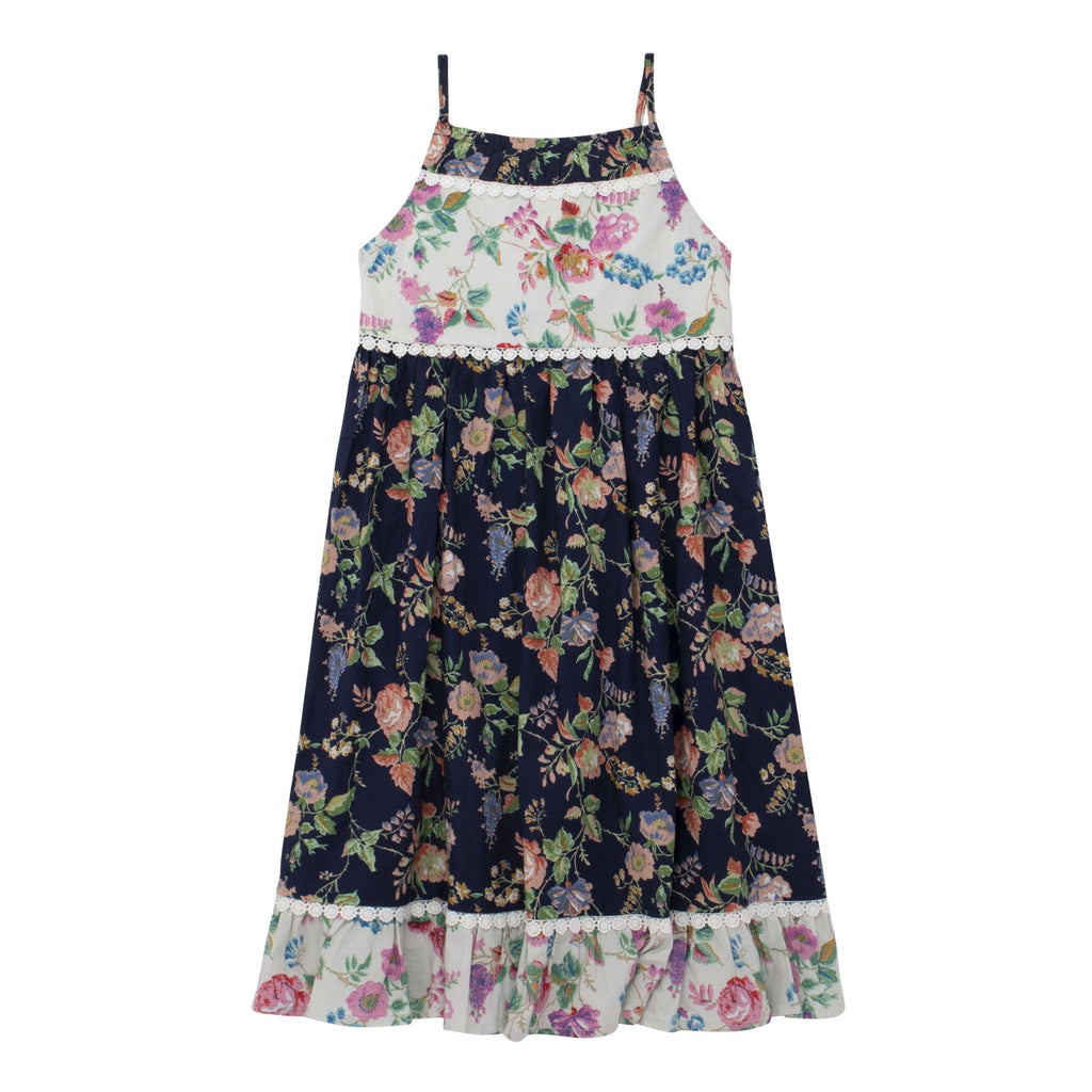 Mixed Floral Babydoll Dress