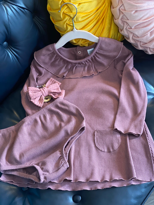 Mauve Toddler Dress