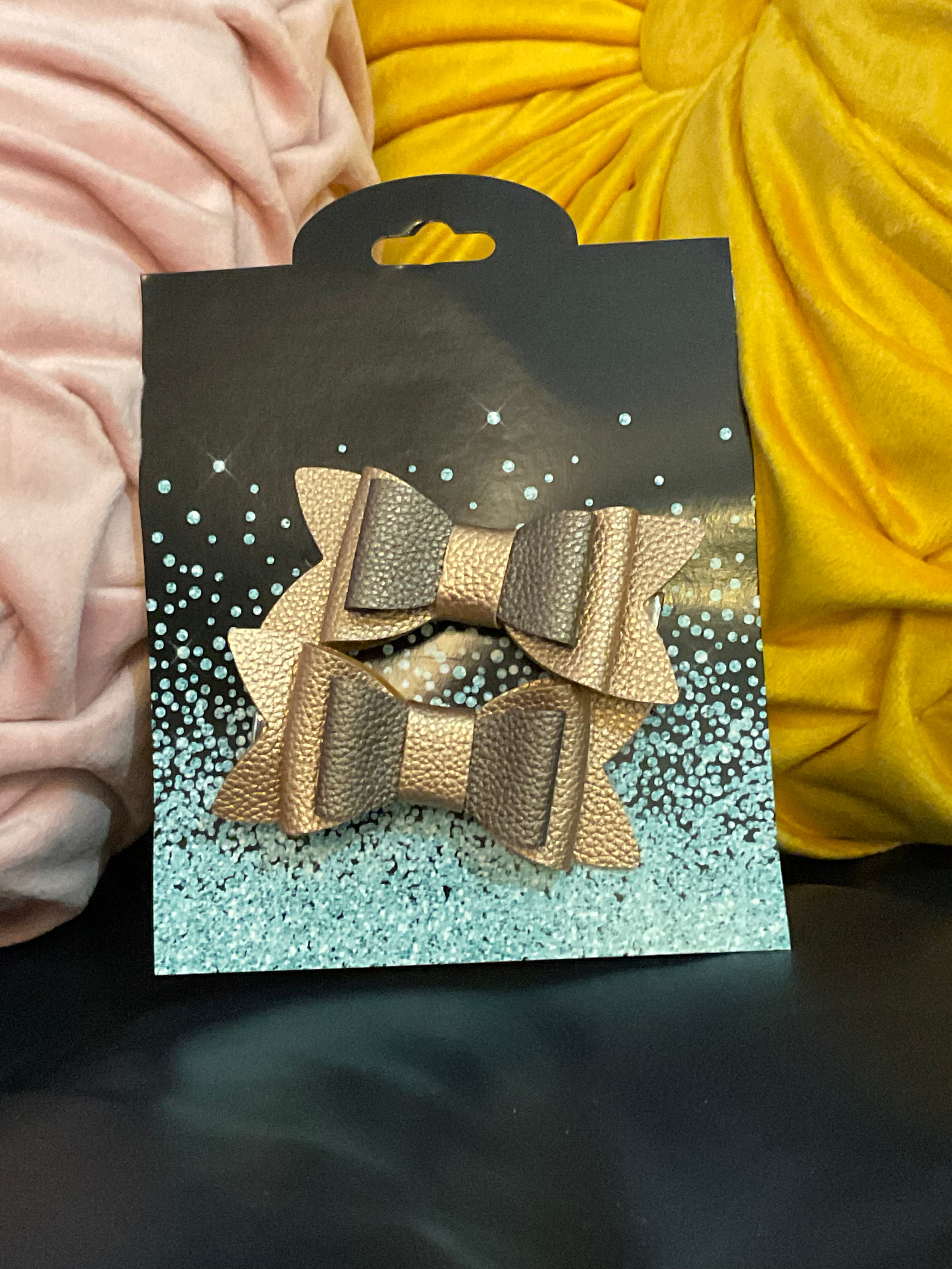 Little Girls Hair Bow Set