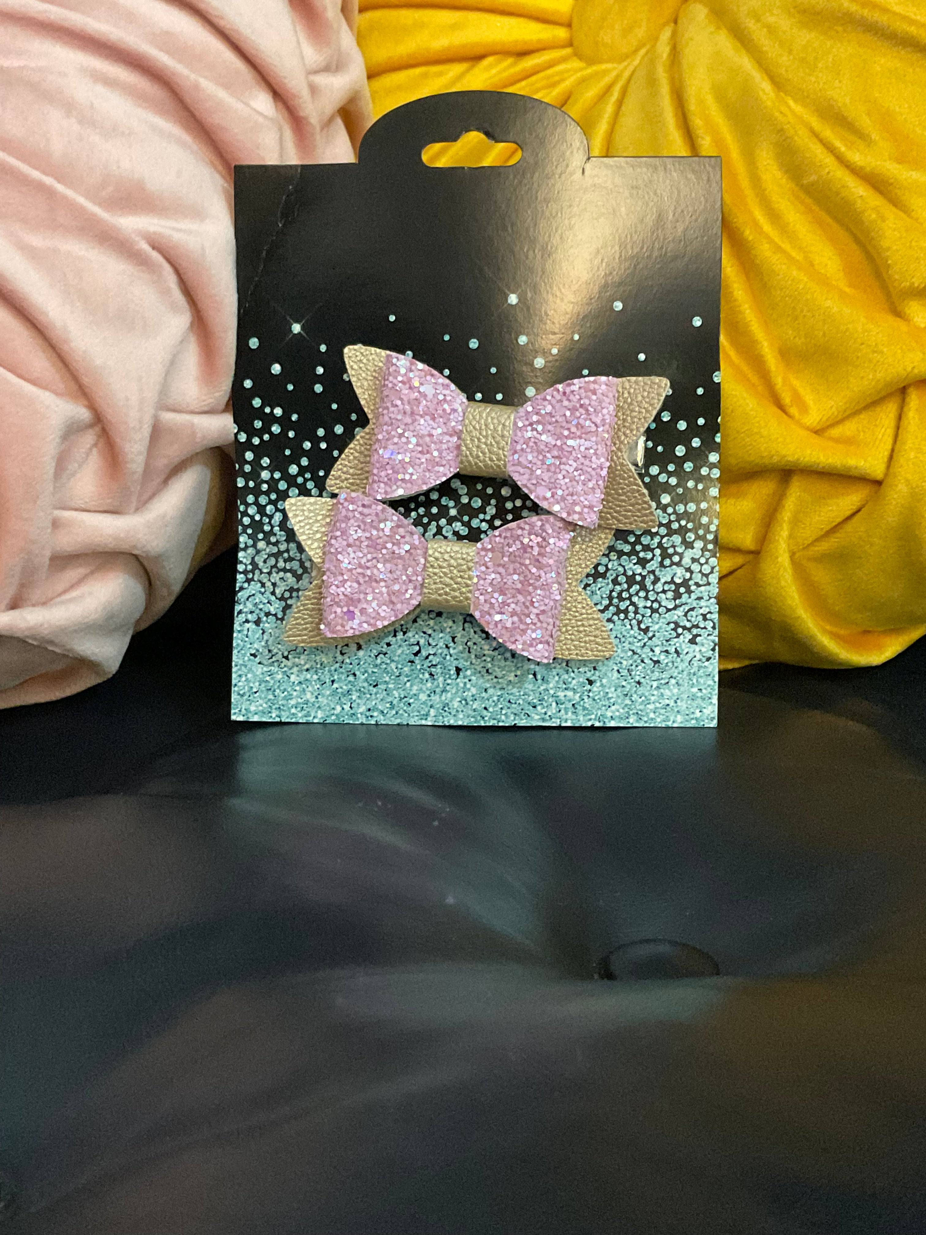 Little Girls Hair Bow Set