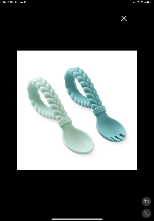 Itzy Ritzy Sweetie Spoons Spoon & Fork Set