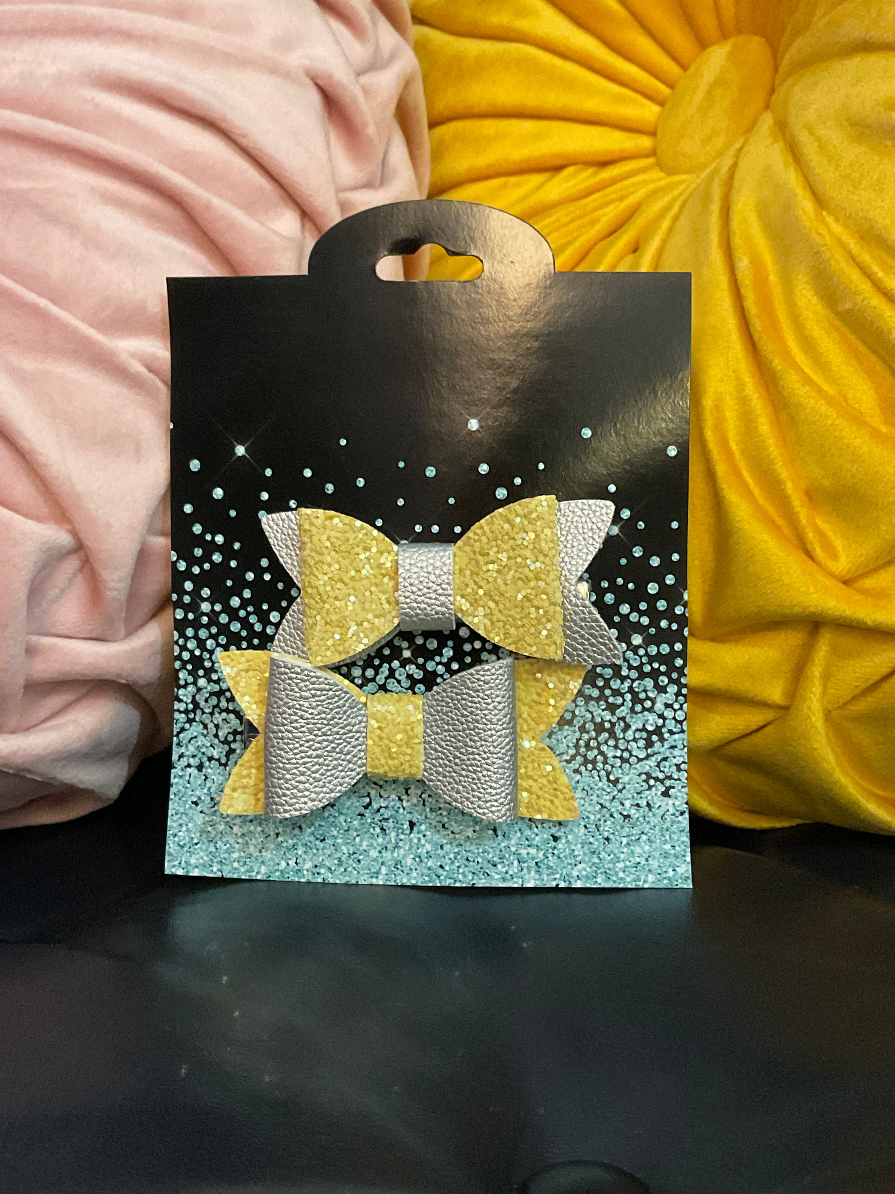 Little Girls Hair Bow Set