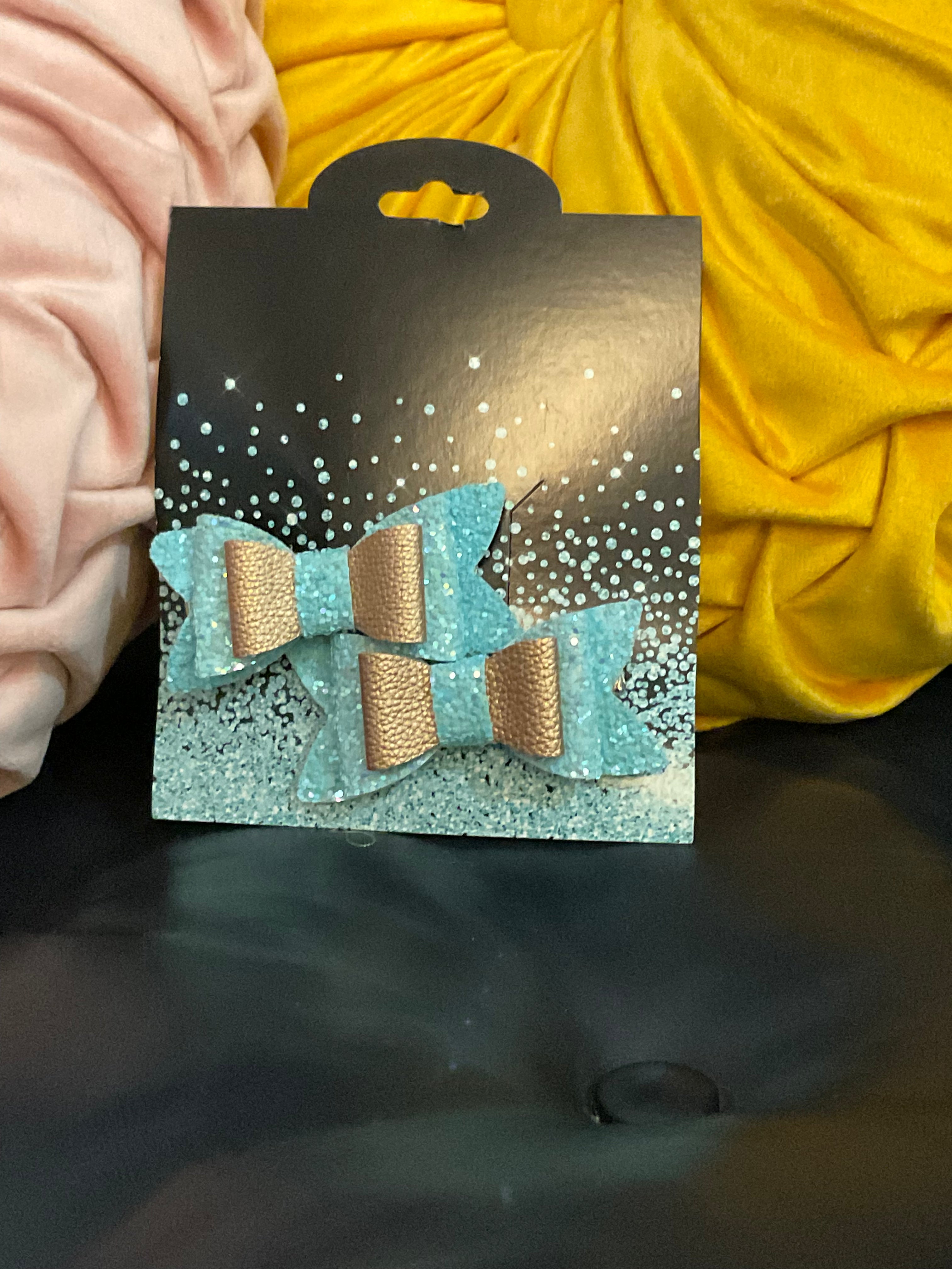 Little Girls Hair Bow Set